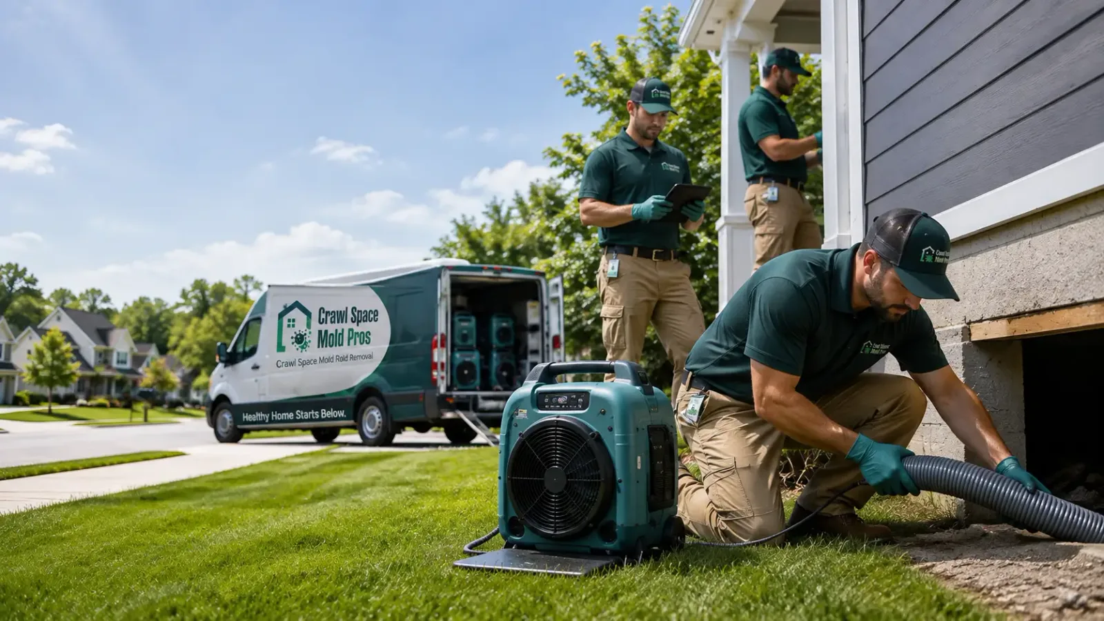 Crawl Space Mold Removal in North Collins, NY